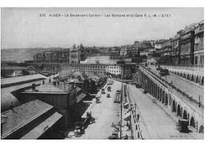 ALGER 92 BD CARNOT LES RAMPES ET LA GARE